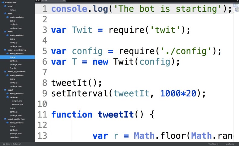 Screen Shot Twitter Bot 26 Mar 2017