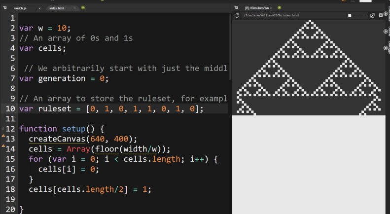 Wolfram CA Simulation 24 Mar 2017