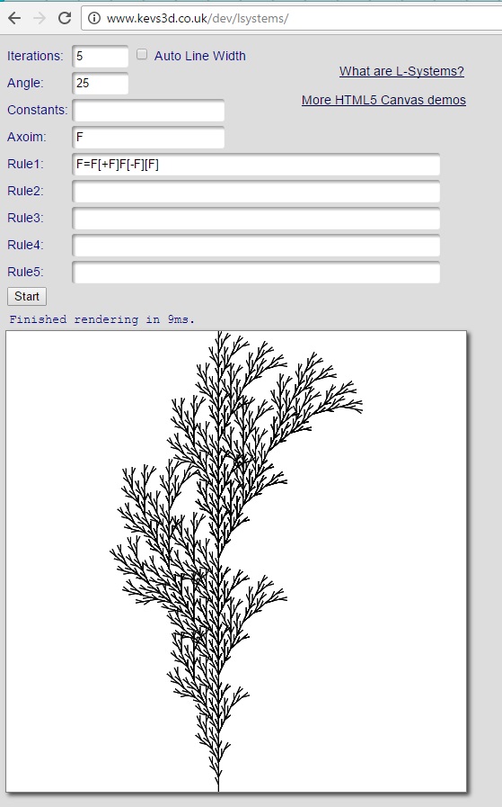 L_System Fractal Trees 15 Apr 2017 2 square brackets around last F