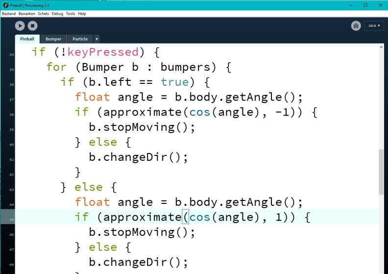 Pinball cos solution 22 Mei 2017