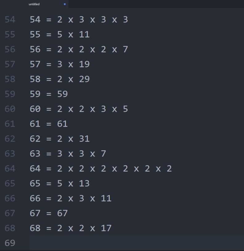 PRODUCTS OF PRIME NUMBERS 6 feb 2018 2