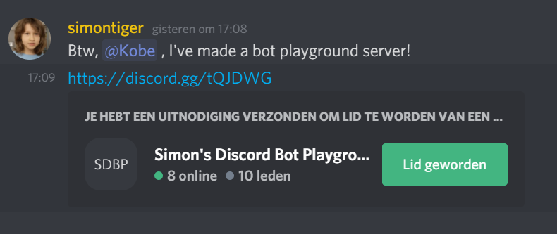 Simon made a discord bot – Geeks out of the box