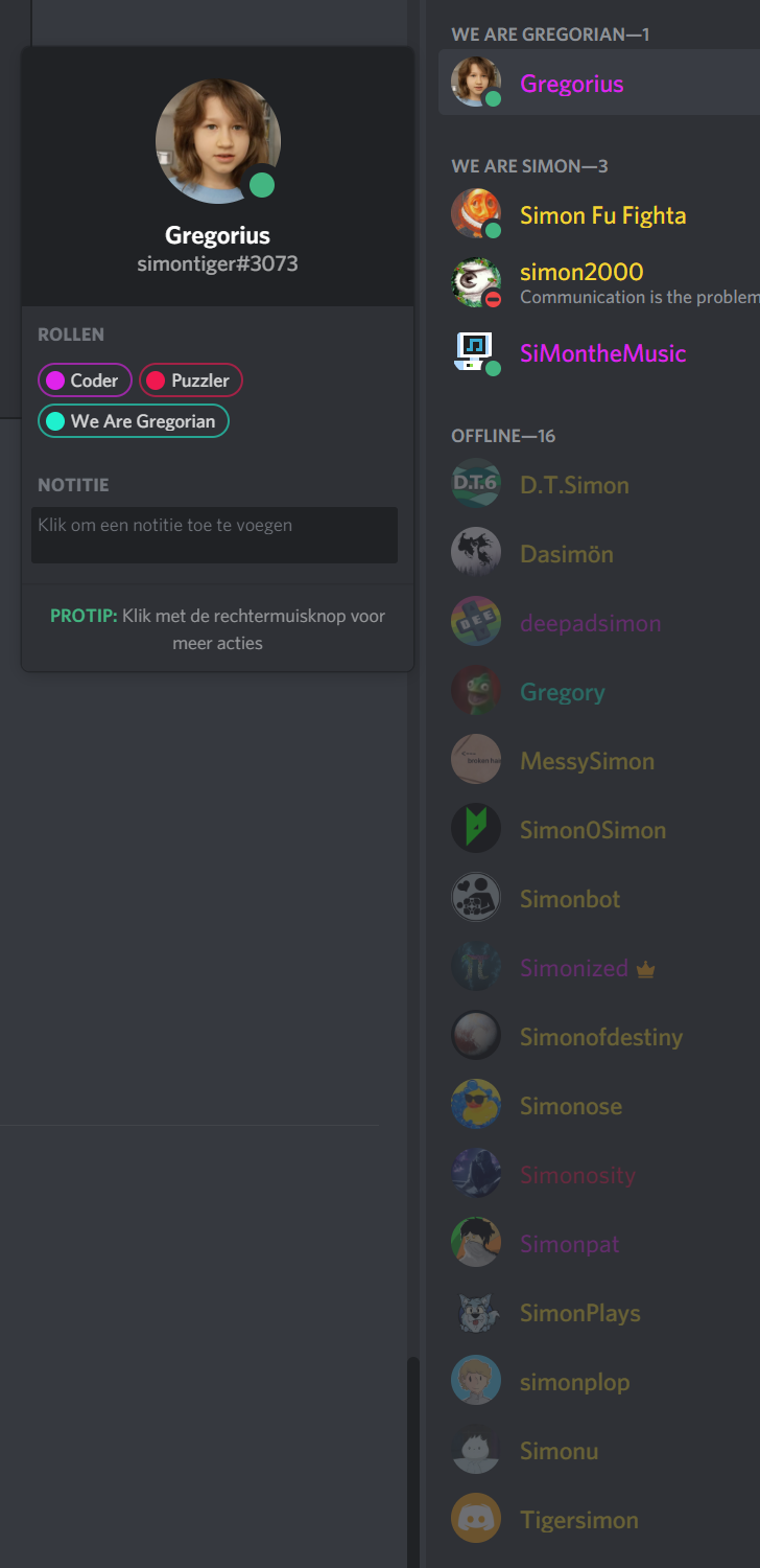 Simon made a discord bot – Geeks out of the box